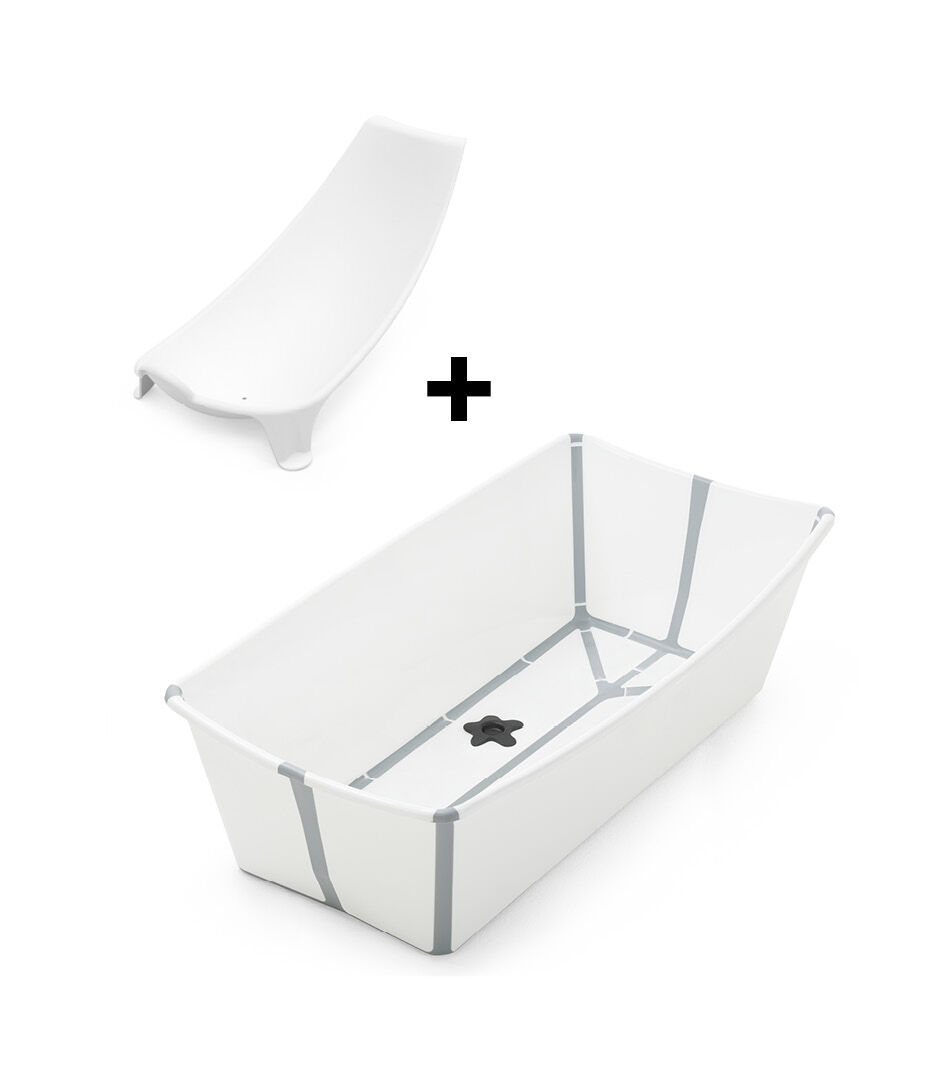 Stokke® Flexi Bath® X-Large White with Newborn Insert. Bundle.
